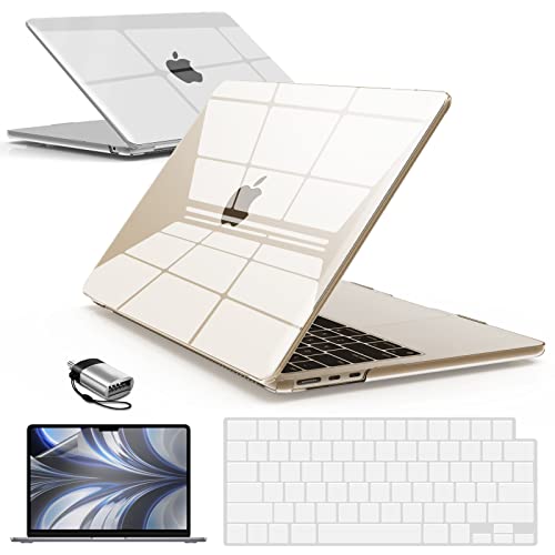 Crystal Clear MacBook Air 13 Inch Case Bundle