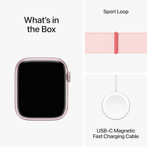 Apple Watch Series 9 GPS 45mm - Pink Aluminums