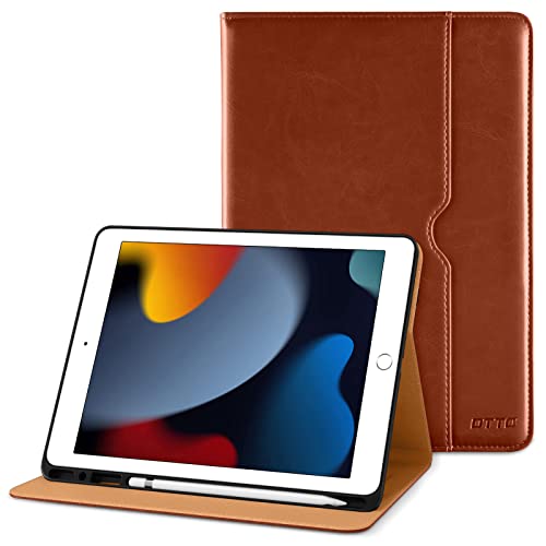 DTTO Premium Leather Folio Case for iPad 10.2