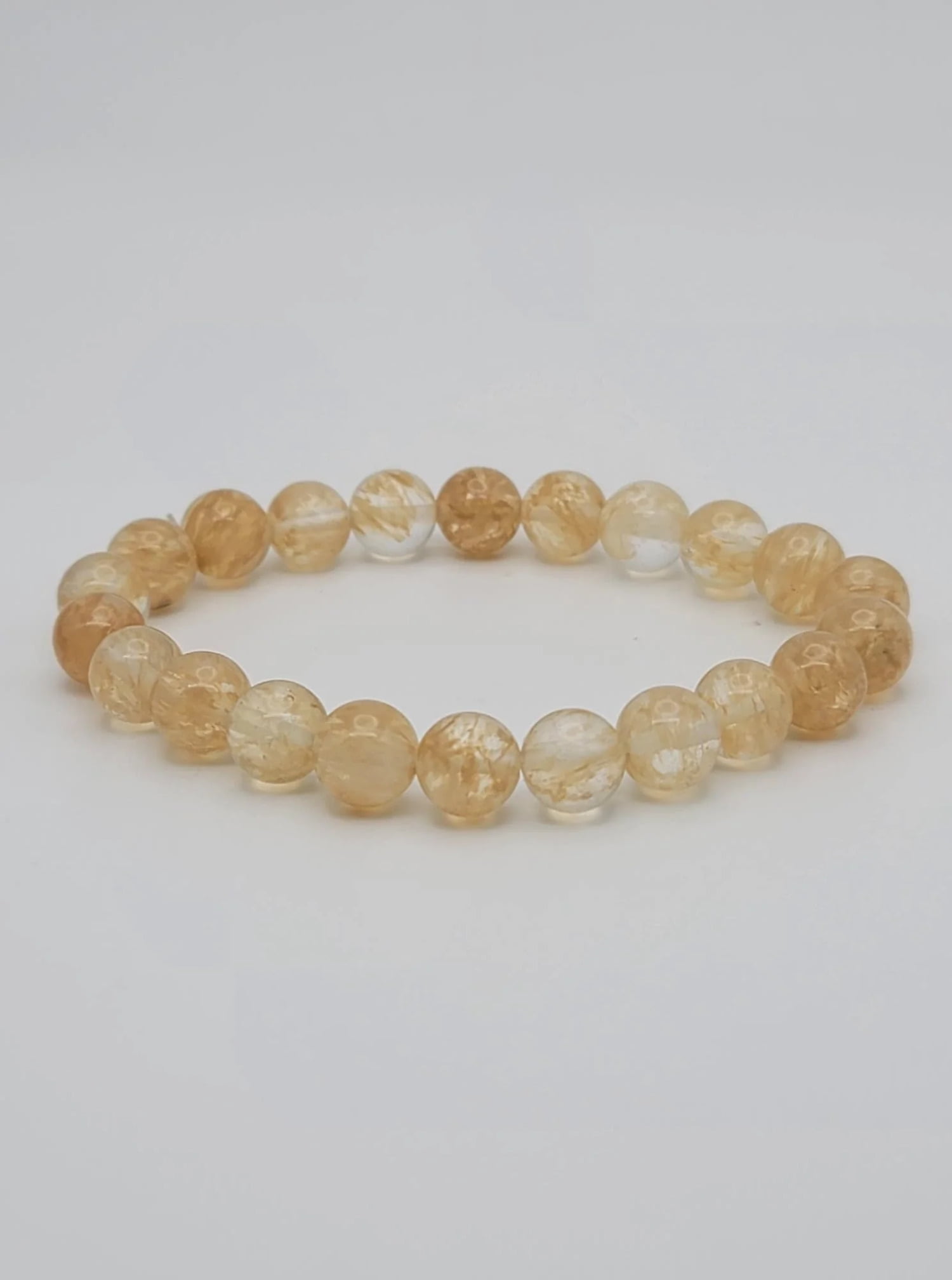 Natural Citrine Stone Meditation Bracelet