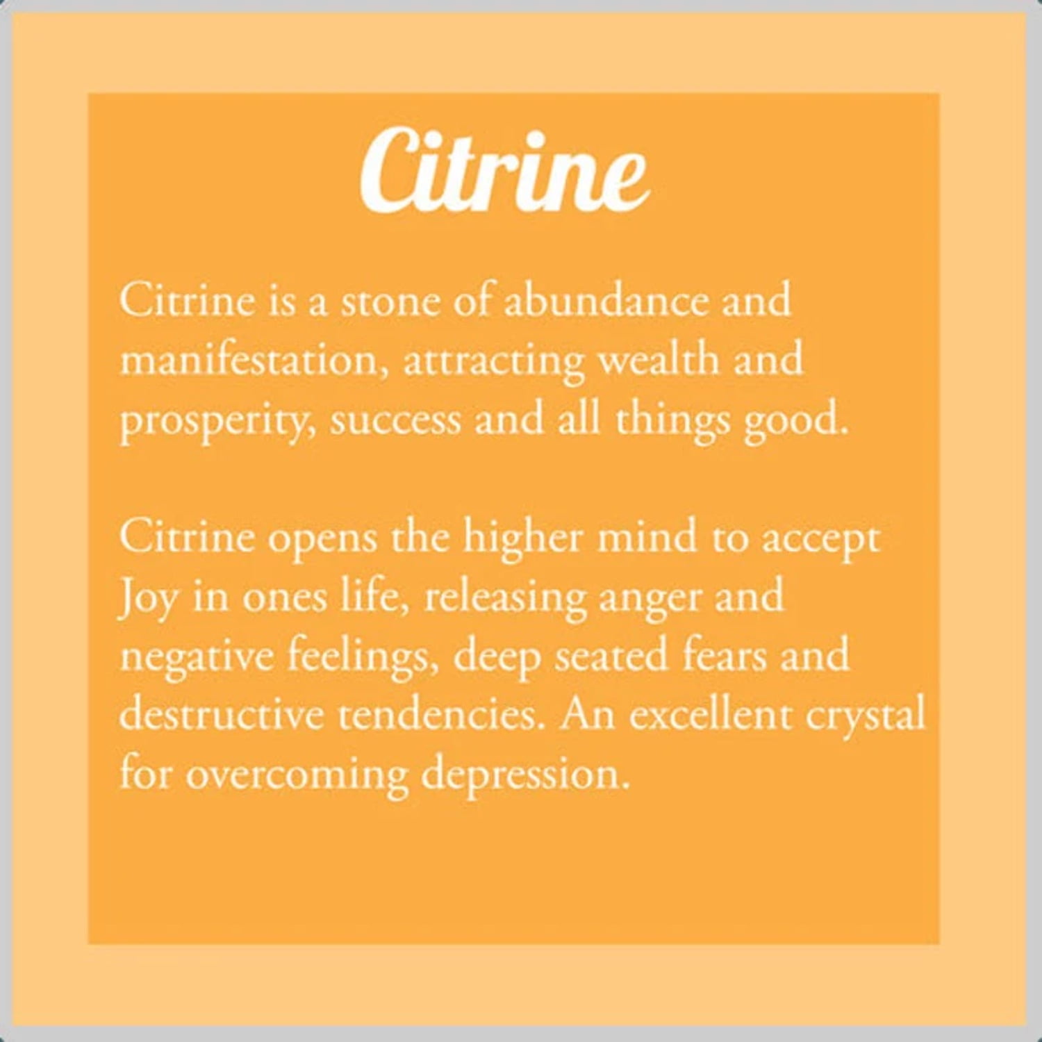 Natural Citrine Stone Meditation Bracelet