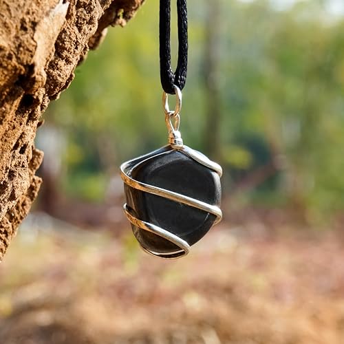 Hematite Healing Crystal Necklace for Balance and Energy