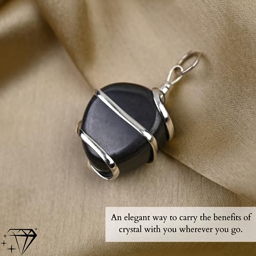 Hematite Healing Crystal Necklace for Balance and Energy