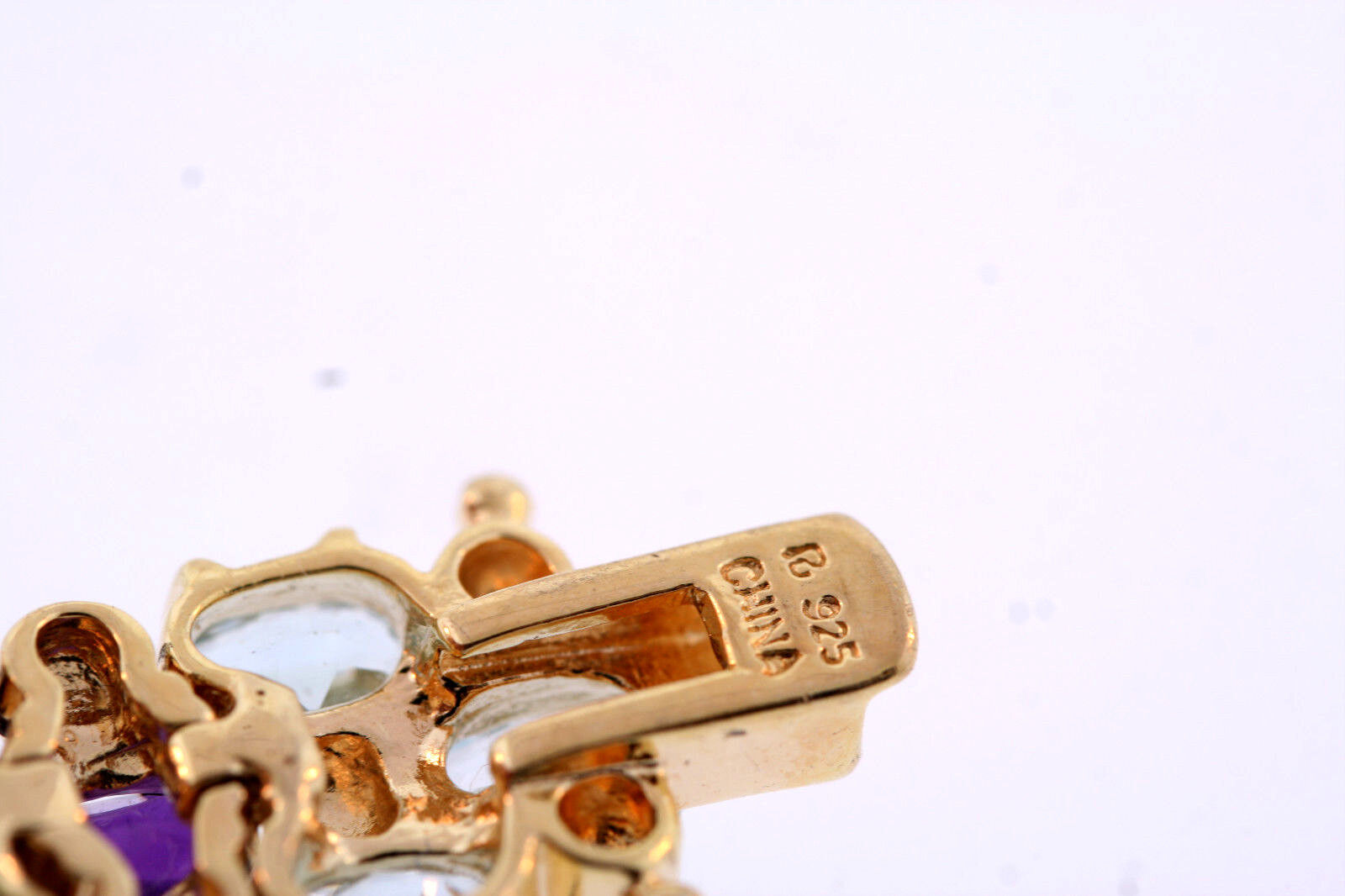 Gold-Plated Gemstone Bracelet with Garnet and More