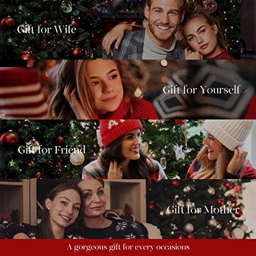 Blue Topaz Heart Necklace for December Birthdays