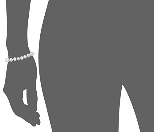 Elegant Sterling Silver Freshwater Pearl Bracelet