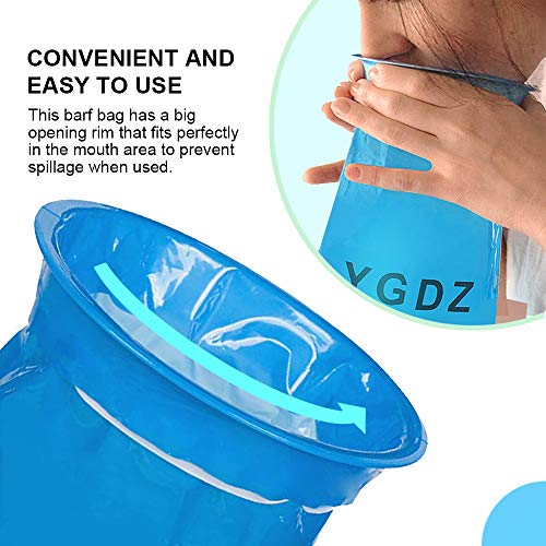 15 Pack Disposable Vomit Bags for Travel