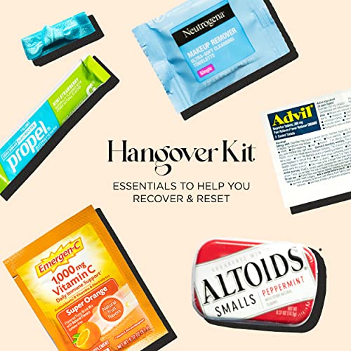 6 Pre-Filled Hangover Kit Supplies for Parties