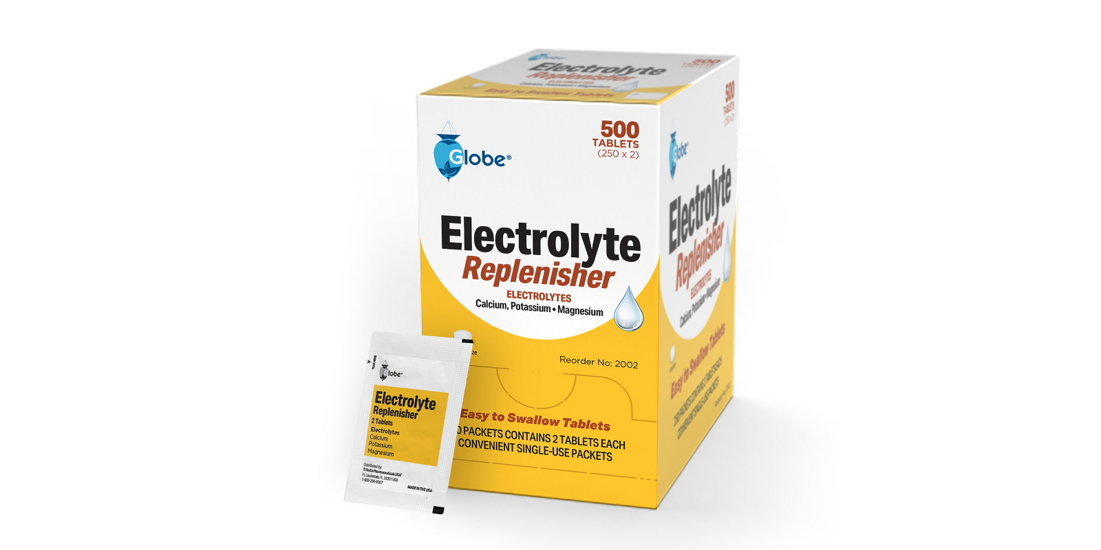 Globe Electrolyte Tablets for Quick Rehydration