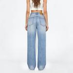 High Waist Tummy Control Baggy Jeans for Women