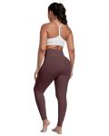 ATHVOTAR Workout Gym Leggings Women, High Waisted Seamless Butt Lifting Scrunch Butt Sports Leggings Black/Navy/Cassis/Dark Brown L
