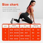 Occffy Butt Lifting Leggings for Women Seamless High Waisted Gym Leggings Workout Scrunch Booty Yoga Pants Womens Black