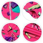 EOSIEDUR Women's Two Piece Outfits Zip Tops Jacket and Elastic Waistband Pants Women Sweatsuit Tracksuit Sets, Colourful S