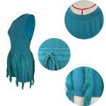 Women 2 Piece Outfits Fringe Tassel Sleeveless Top Sweatsuit High Waisted Short Pants Set Birthday Club Outfits Purple M