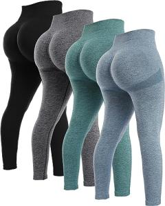 Butt Lifting Seamless Workout Leggings Set