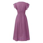 Womens Dresses, Plus Size Spring Clothes for Women Athletic Resort a Line Curvy Flowy Streetwear Activewear Holiday Party Outfits Midi Petite Date Sundresses Sexy Clothes 2#Purple XX-Large