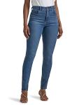 Lee Women's Ultra Lux Comfort with Flex Motion Skinny Leg Jean with Ever Fit Blue Format 16