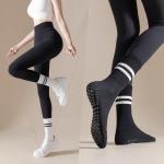 BONANGEL Pilates Socks with Grips for Women, 3 Pairs Womens Grippy Yoga Ballet Barre Hospital Gym Athletic Socks