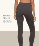 Felina Velvety Soft High-Waisted Legging Comfortable, Curve-Hugging, 4-Way Stretch, Lightweight, No-Center Seam Design Heather Charcoal