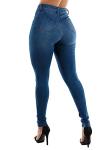KUNMI Womens Curvy High Waist Stretch Butt Lifting Skinny Colombian Jeans