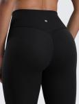 CRZ YOGA Butterlift Workout Leggings 25" - High Waisted Pilates Gym Athletic Womens Yoga Pants Buttery Soft Black Small