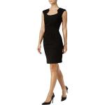 Calvin Klein Women's Cap Sleeve Side Rouched Sheath Dress, Black, 10