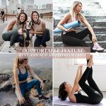 3 Pack High Waisted Leggings for Women Butt Lift Tummy Control Yoga Pants Workout Running Pants(033 Black/Dark Grey/Rosy Brown,L/XL)
