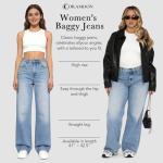 High Waist Tummy Control Baggy Jeans for Women