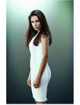 Second Chance (TV Series 2016 - ) 8 Inch x 10 Inch Photo Dilshad Vadsaria Curve-Hugging White Dress kn