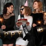 KICOSY Birthday Baddie Sash and Sunglasses Happy Birthday Party Outfit for Women & Men Funny Baddie Accessories