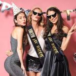 Chanaco Birthday Sash Headband for Women Birthday Baddie Crown Heart Sunglasses Party Decorations Girls Party Dress Gifts Accessories Outfit