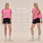 UNIANKIYA Open Back Workout Tops for Women Loose Fit Athletic Crop Tee Short Sleeve Gym Running Yoga Shirt Blue