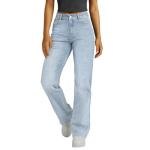 Women’s Wide Leg Jeans High Waisted Baggy Boyfriend Jeans with Elastic Waist Stretchy Straight Leg Denim Pants