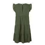 Womens Dresses, Vestidos Elegantes De Mujer para Fiesta Short Sleeve Baggy Fashion Sundresses Curvy Elegant Fitted Activewear Athletic Resort Midi Flowy Streetwear a Line Floral 2#Green Medium