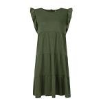 Womens Dresses, Vestidos Elegantes De Mujer para Fiesta Short Sleeve Baggy Fashion Sundresses Curvy Elegant Fitted Activewear Athletic Resort Midi Flowy Streetwear a Line Floral 2#Green Medium