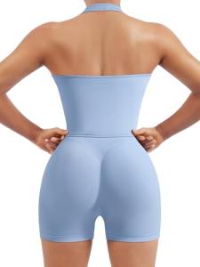 SUUKSESS Women's 2-Piece Gym Set with Tummy Control