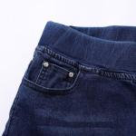 Baggy Sweatpant Jeans Women Wide Leg Pull On Stretchy Plus Size Denim Trousers Casual Relaxed Fit High Waisted Boyfriend Jeans Curvy Woman Straight Leg Barrel Pants Cute Y2k Teen Girl Clothes Blue