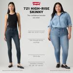 Levi's Women's 721 High Rise Skinny Jeans, Soft Black, 28 (US 6) M