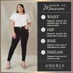 Angels Forever Young Women's 360 Sculpt Skinny Mid-Rise Jeans, Rinse, 10