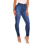 FISCLOSIN Women Colombian Design,Butt Lift,Sexy Skinny Jeans,Stretch Denim Pants,Blue,Medium