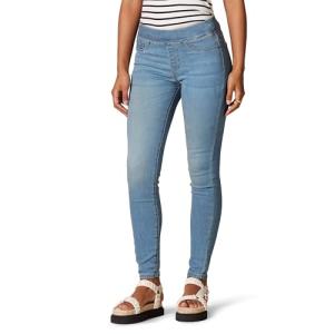 Amazon Essentials Women's Mid-Rise Stretch Pull-On Jegging, Light Wash, 14