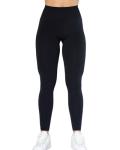 AUROLA Dream Collection Workout Leggings for Women High Waist Seamless Scrunch Athletic Running Gym Fitness Active Pants Dark Black M