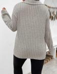 Plus Size Sexy Lapel V Neck Long Sleeve Top