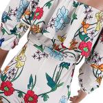 Women's Off Shoulder Summer Beach Romper - White