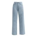 Light Blue High-Waisted Petite Jeans with Pockets