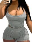 Sexy Summer Biker Shorts and Tank Set