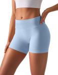 3 Pack High Waist Scrunch Butt Lifting Shorts