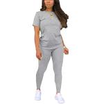 Nimsruc Women's Gray Two Piece Jogging Set