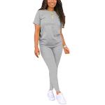 Nimsruc Women's Gray Two Piece Jogging Set