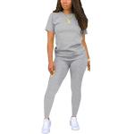 Nimsruc Women's Gray Two Piece Jogging Set